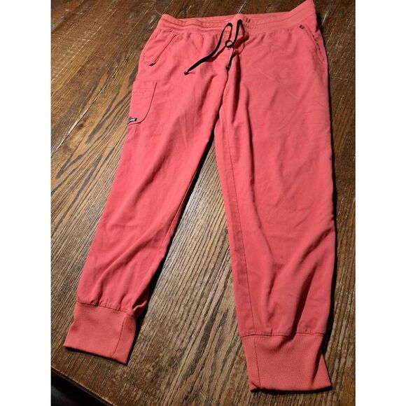 Grey's Anatomy Scrubs Scrub Pants Est 2XL Coral SPX Drawstring Pockets - Picture 1 of 4